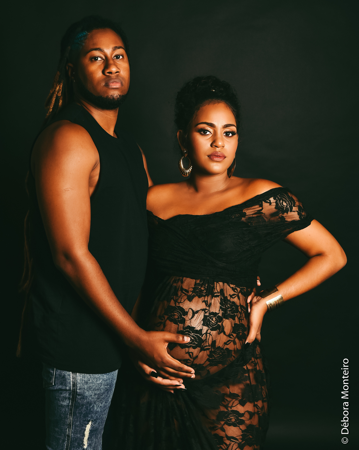 Ensaio de gestante em estúdio Salvador