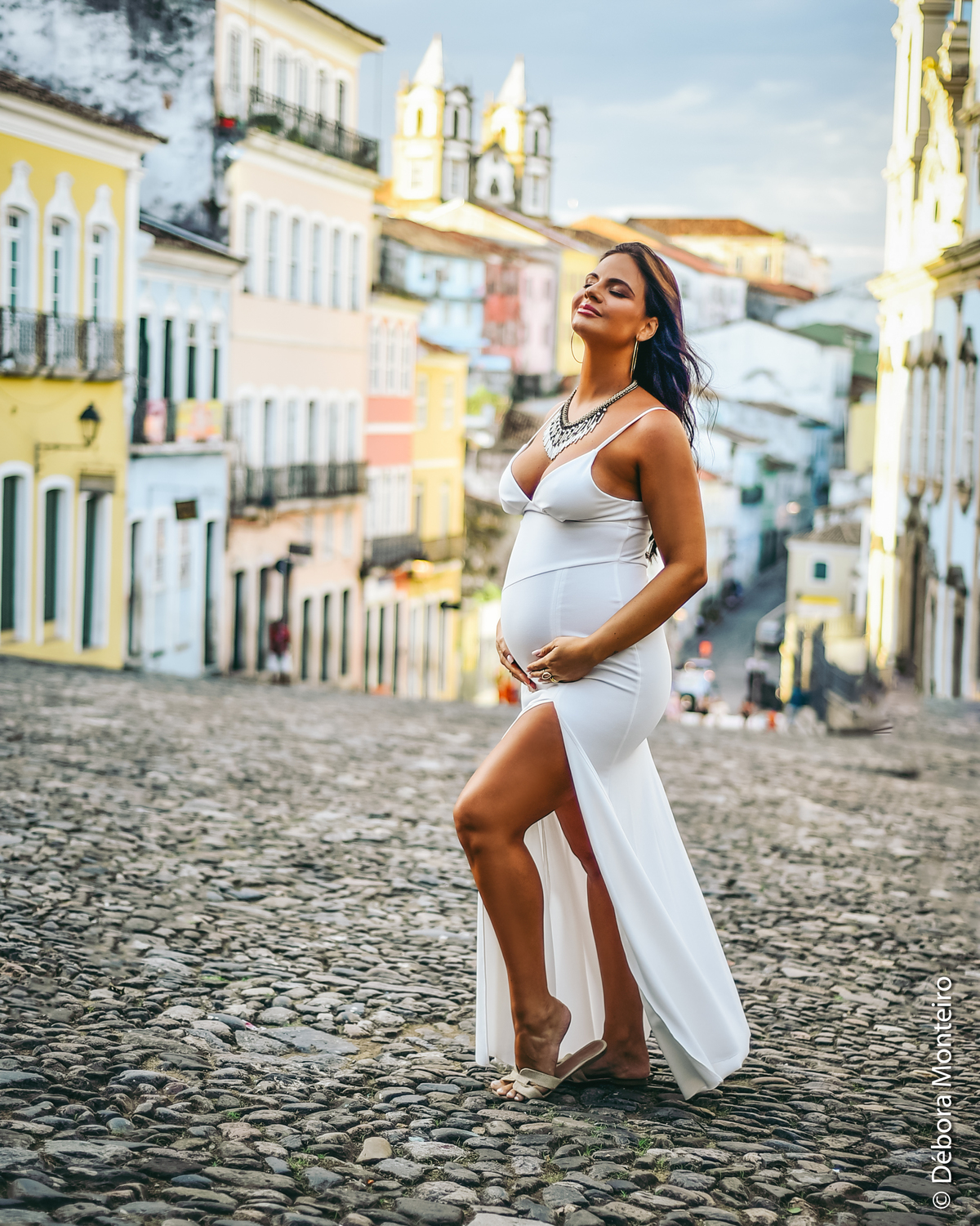 Ensaio de gestante no pelourinho