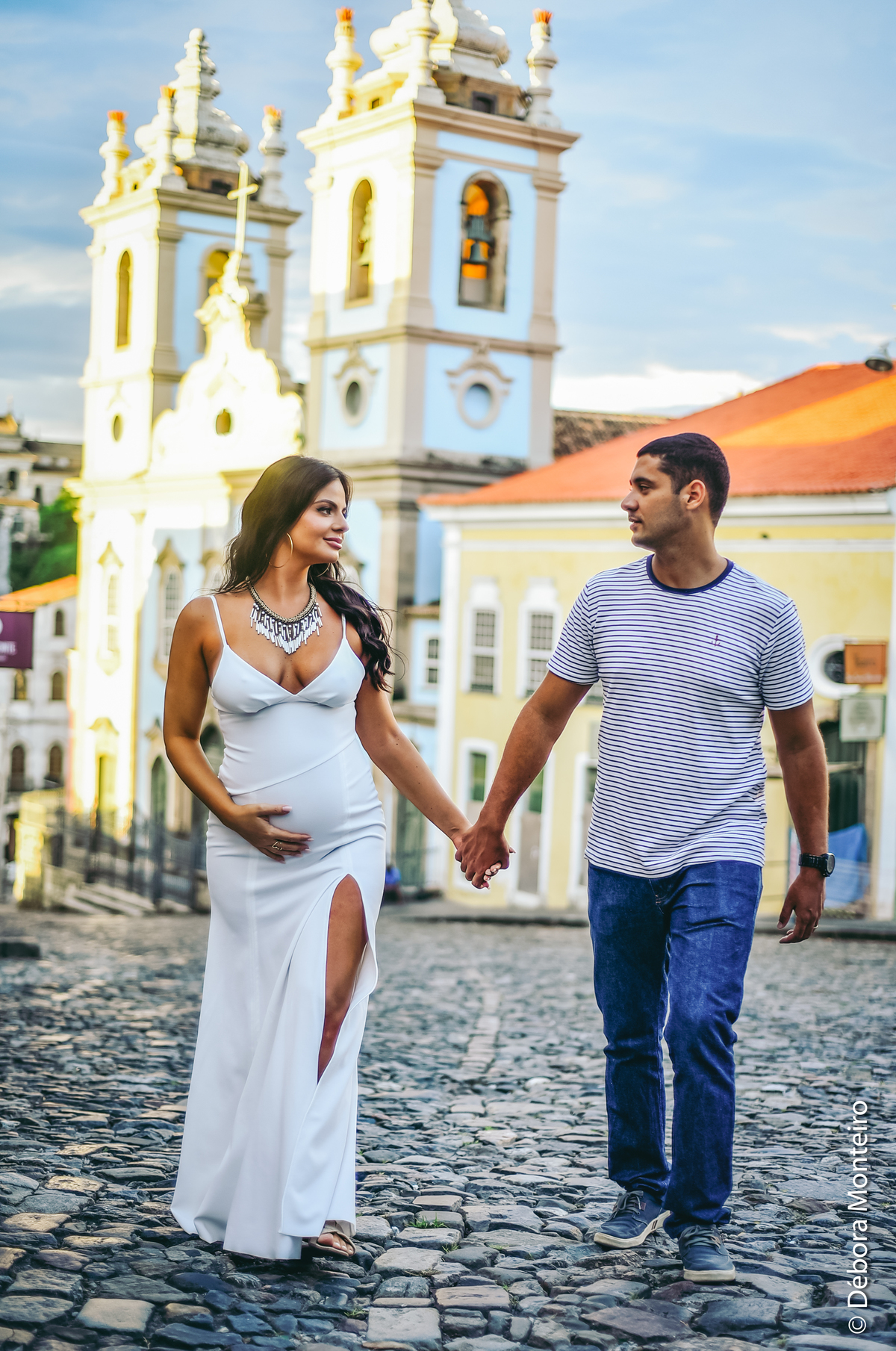 Ensaio de gestante no pelourinho