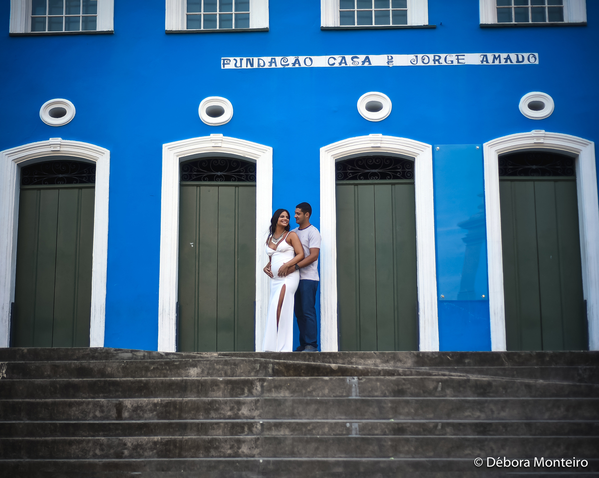 Ensaio de gestante no pelourinho