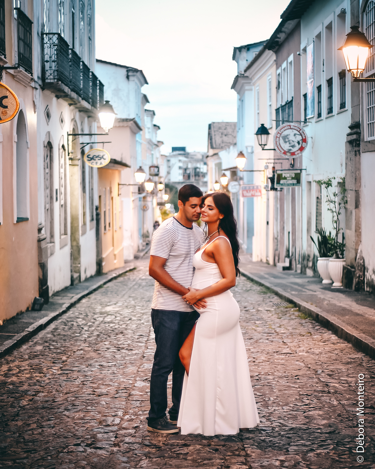 Ensaio de gestante no pelourinho