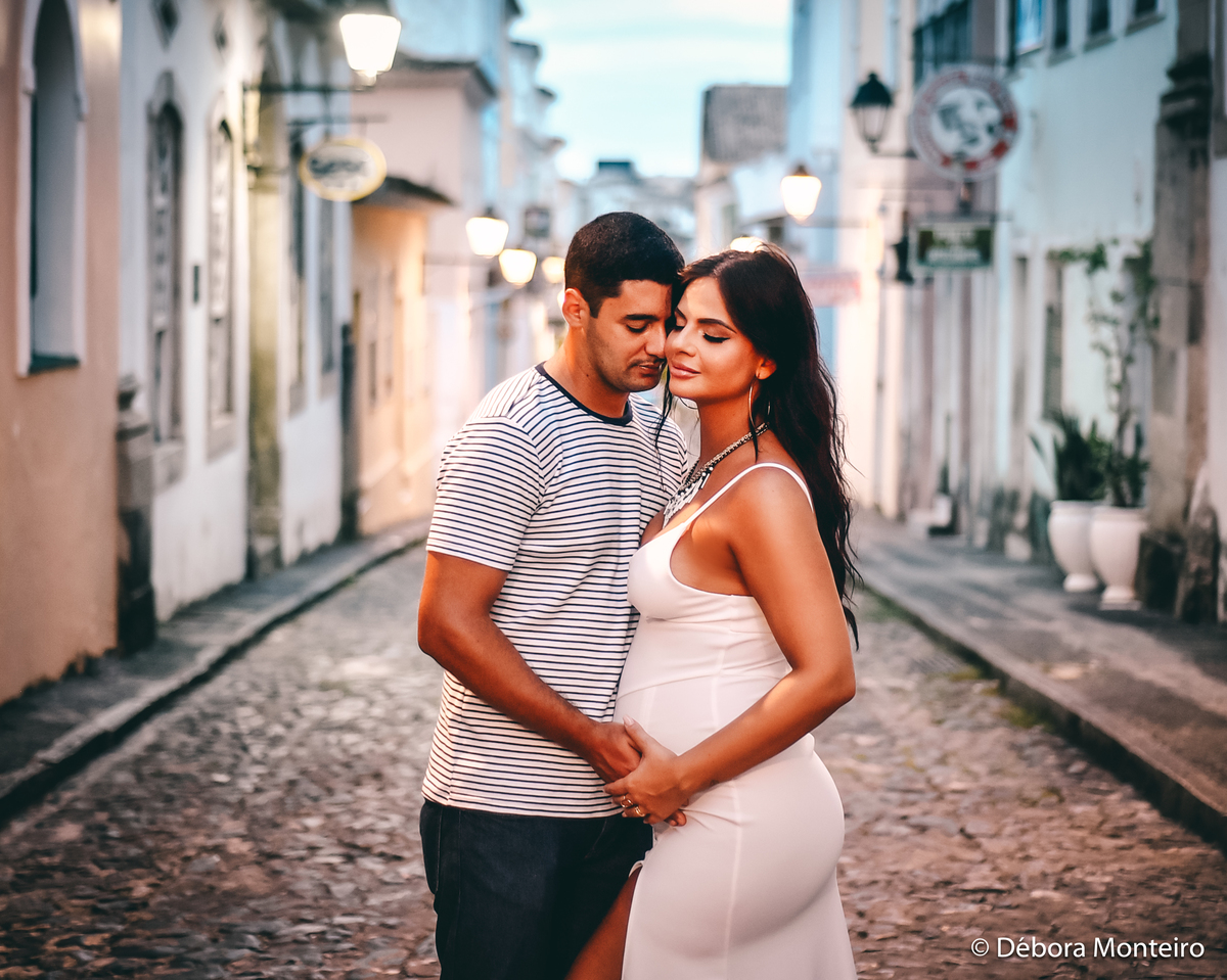Ensaio de gestante no pelourinho