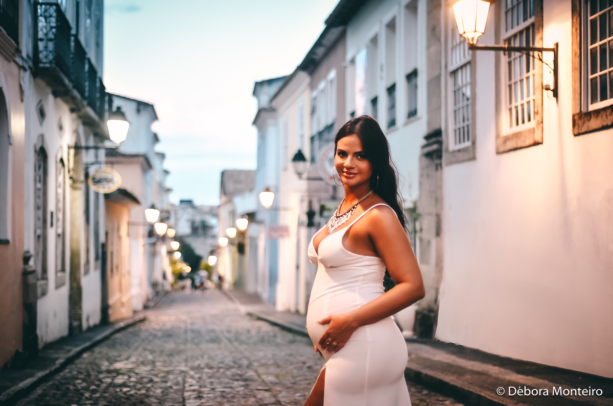 Ensaio de gestante no pelourinho