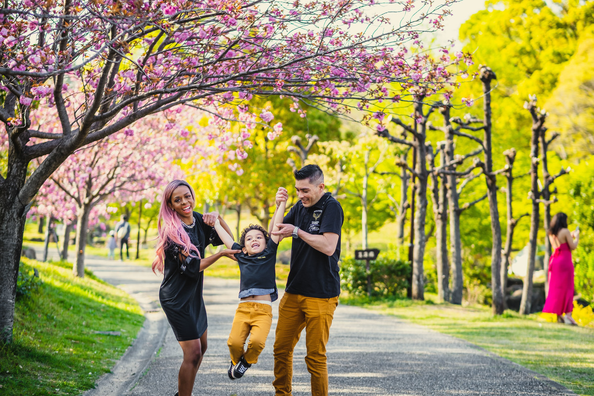 ensaio familiar no japao, ensaio diferente no japao, fotografo de familia no japao, ensaio familiar diferente no japao, ensaio em aichi japao