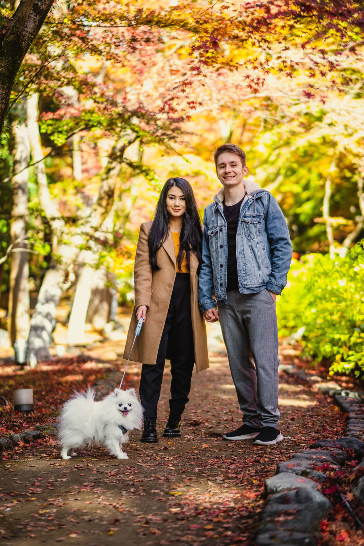 ensaio de casal em kyoto, fotografo em kyoto, ensaio turístico em kyoto, outono no japao