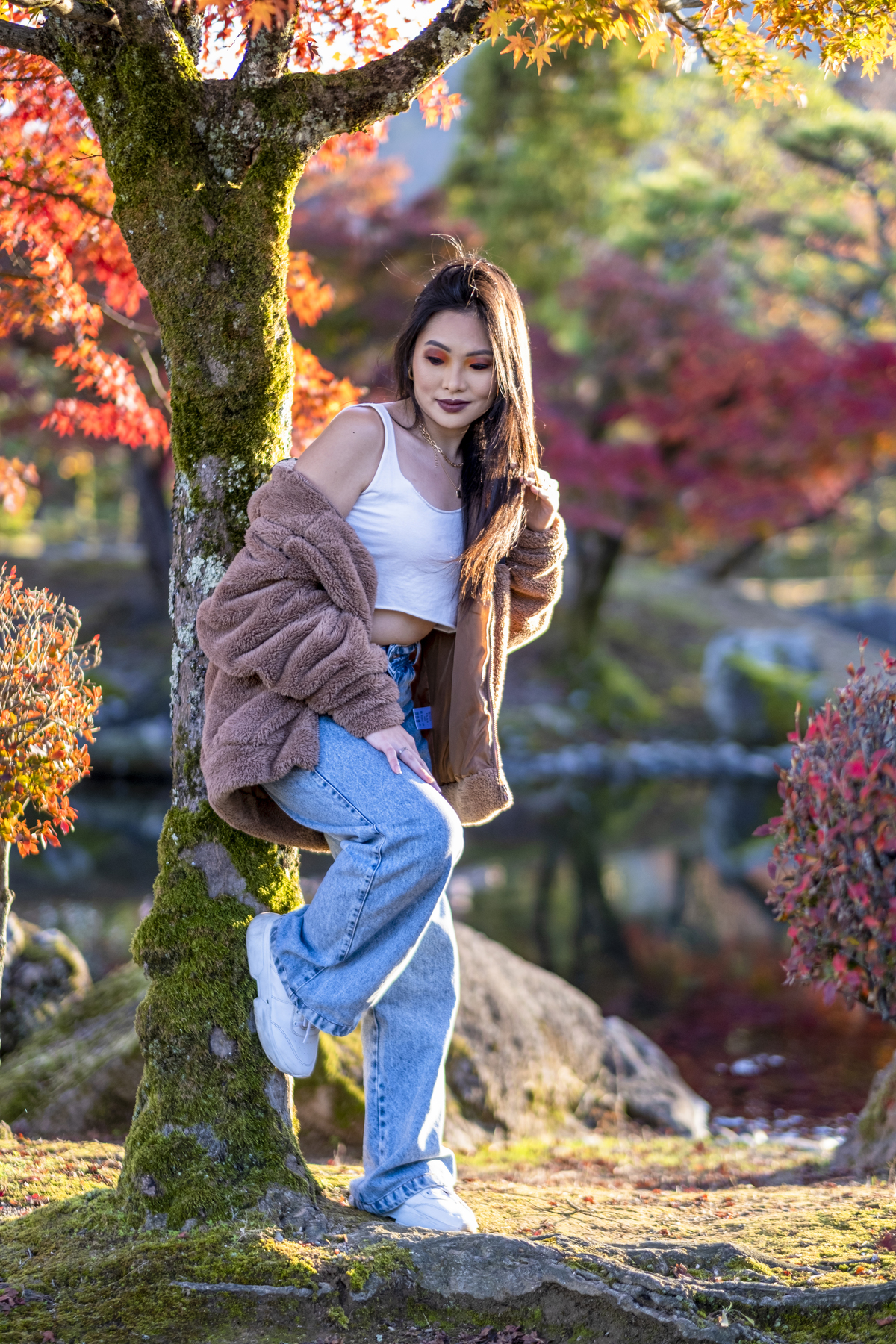 ensaio no outono no japao, ensaio em fukui, ensaio feminino no japao, fotografo no japao, maquiadora no japao