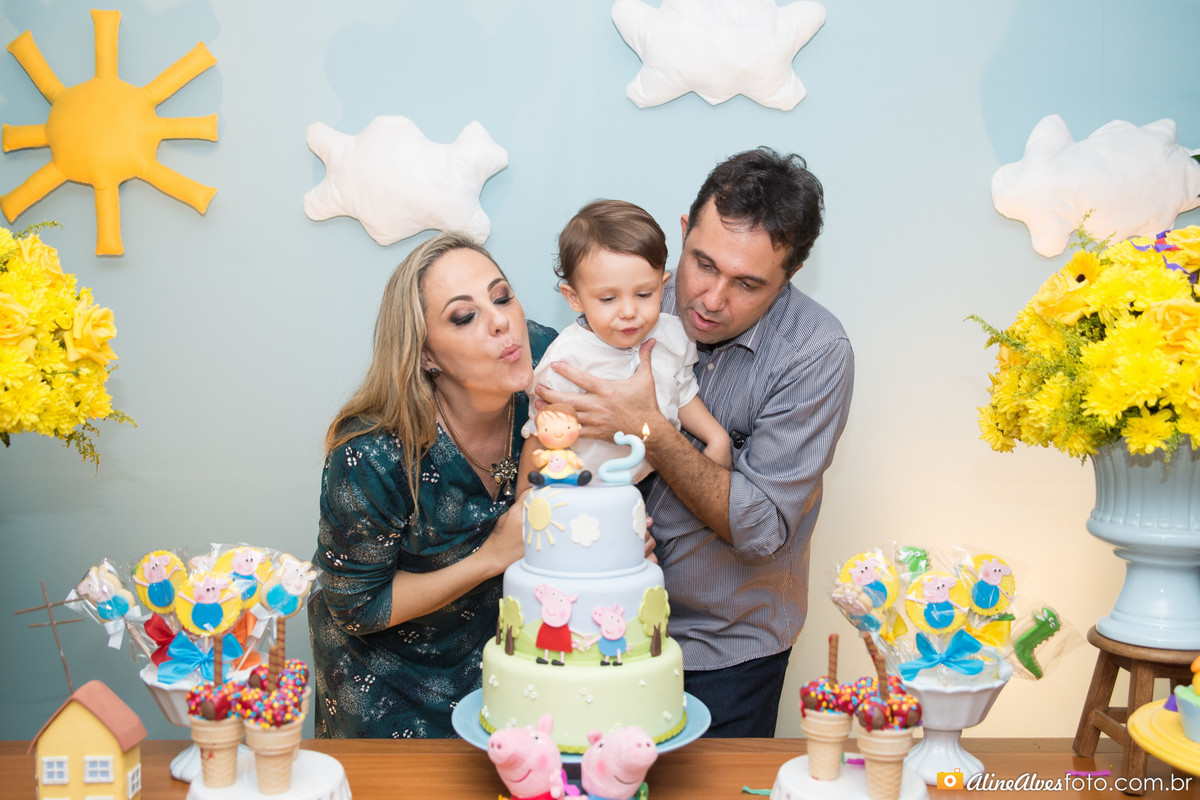 aniversario pepa pig menino