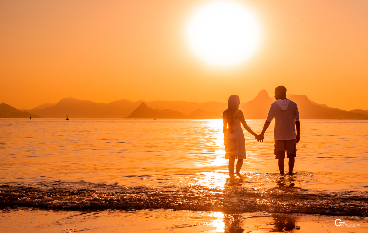 marina da gloria praia do rio de janeiro o amor está no ar ensaio na paraia nascer do sol 