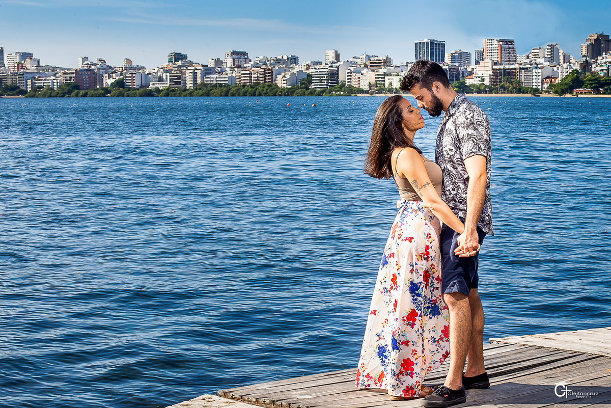 Ensaio Pré-Wedding na Lagoa Rodrigo de Freitas 