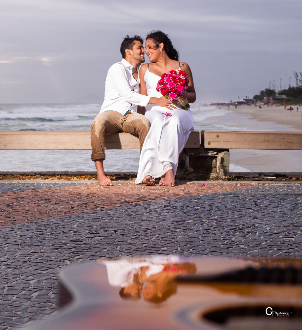 pre wedding na praia