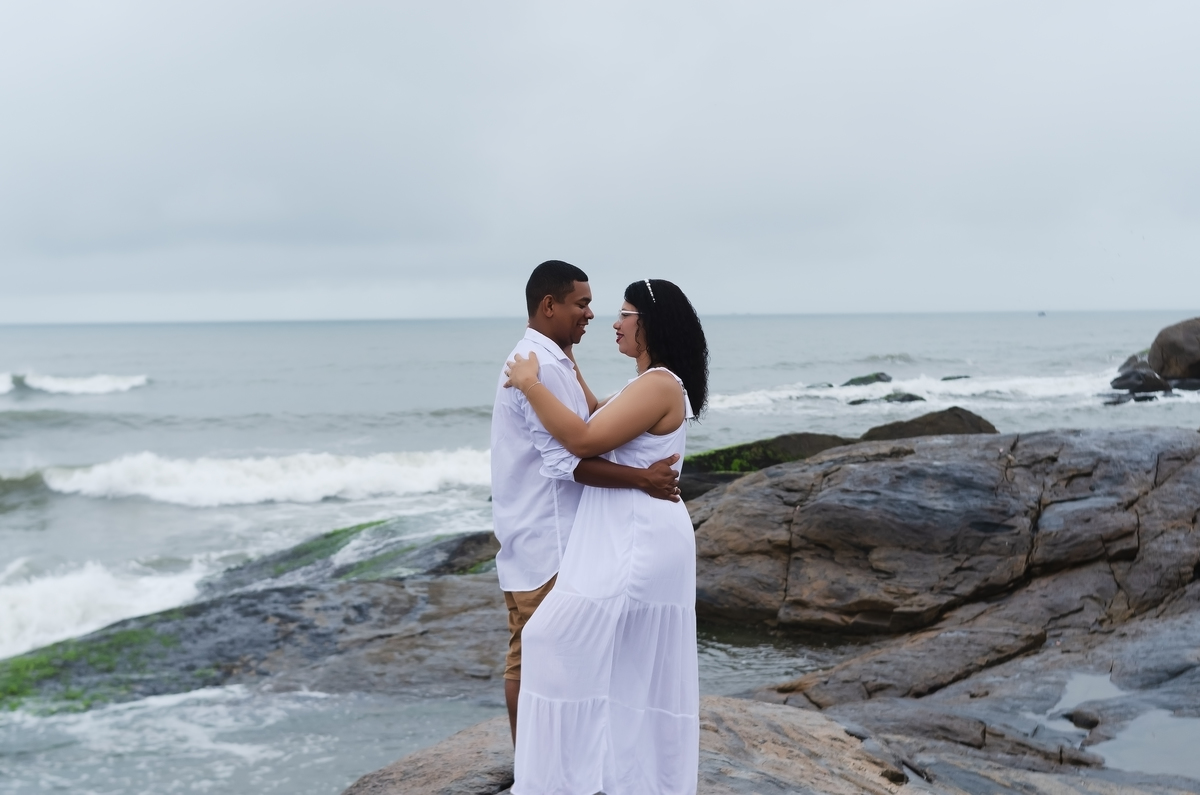 Ensaio Pré Casamento na Praia dos Sonhos em Itanhaém