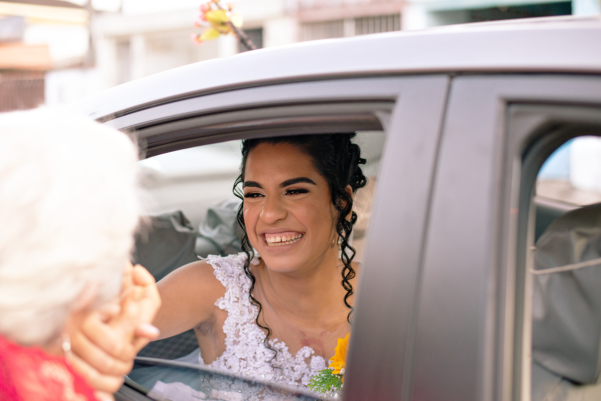 Chegada da noiva a Cerimônia