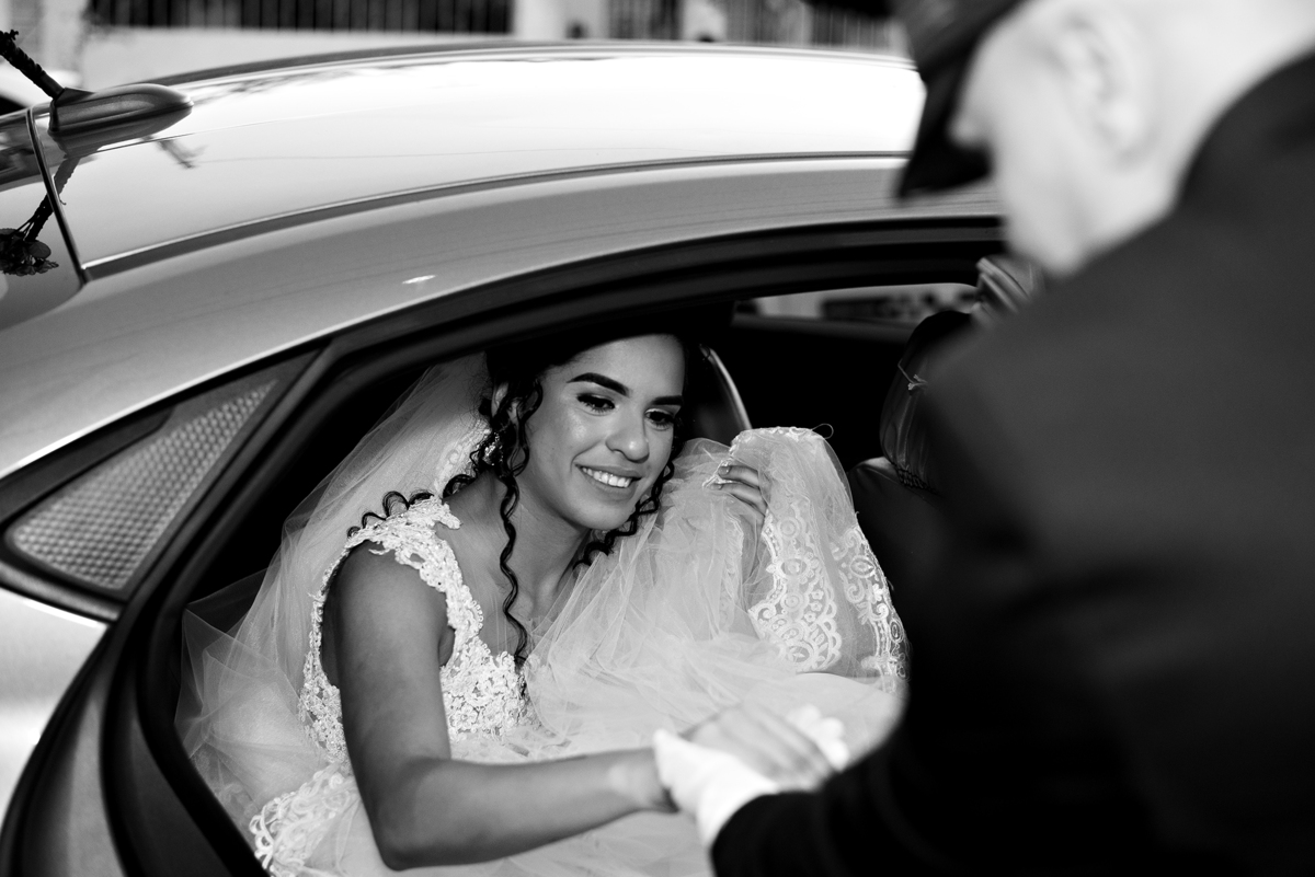 Chegada da noiva a Cerimônia