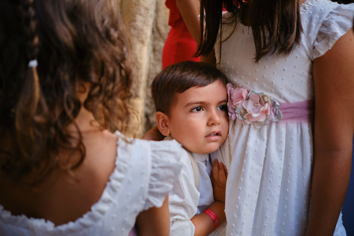 Niños en las bodas fotografía realizada por los mejores fotógrafos de Sevilla - Parejo Photos
