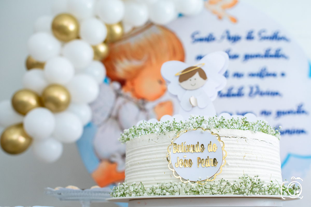 bolo para batizado Botucatu