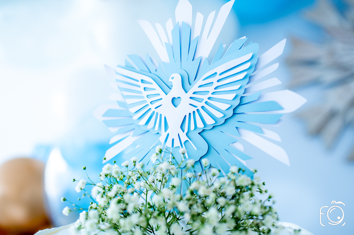 enfeite para batizado em Botucatu