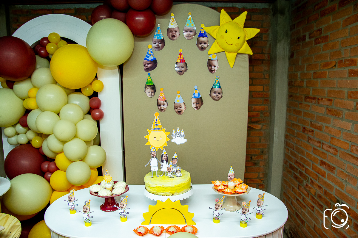 mesa de bolo para festa Botucatu