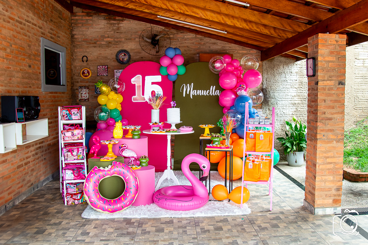 decoração festa 15 anos Botucatu
