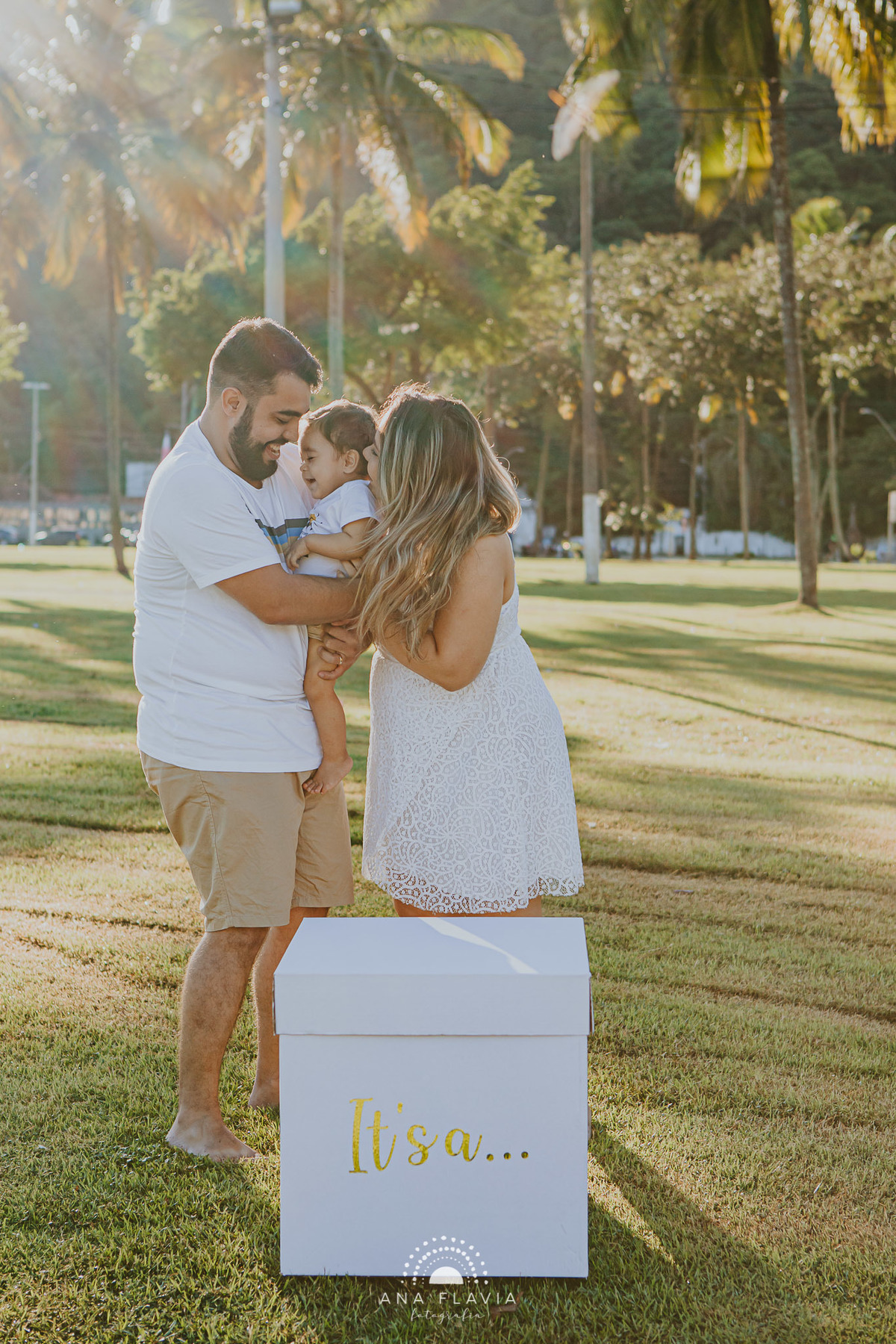 Ensaio fotográfico chá revelação prainha de Vila Velha 