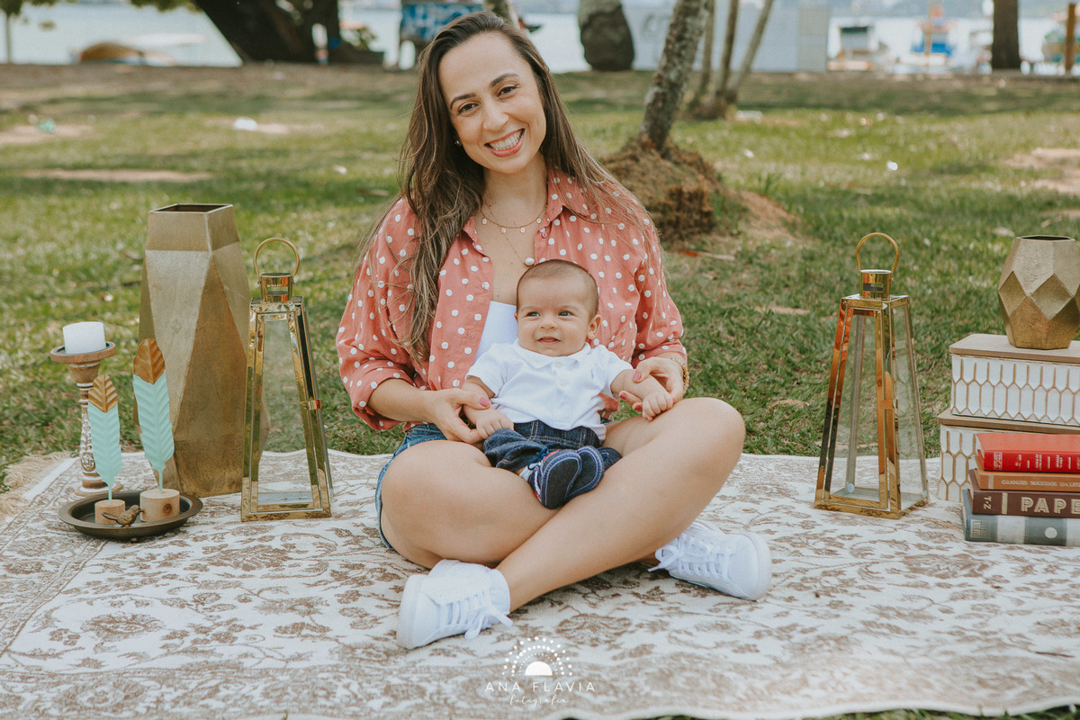 Ensaio fotográfico externo mãe e filho 