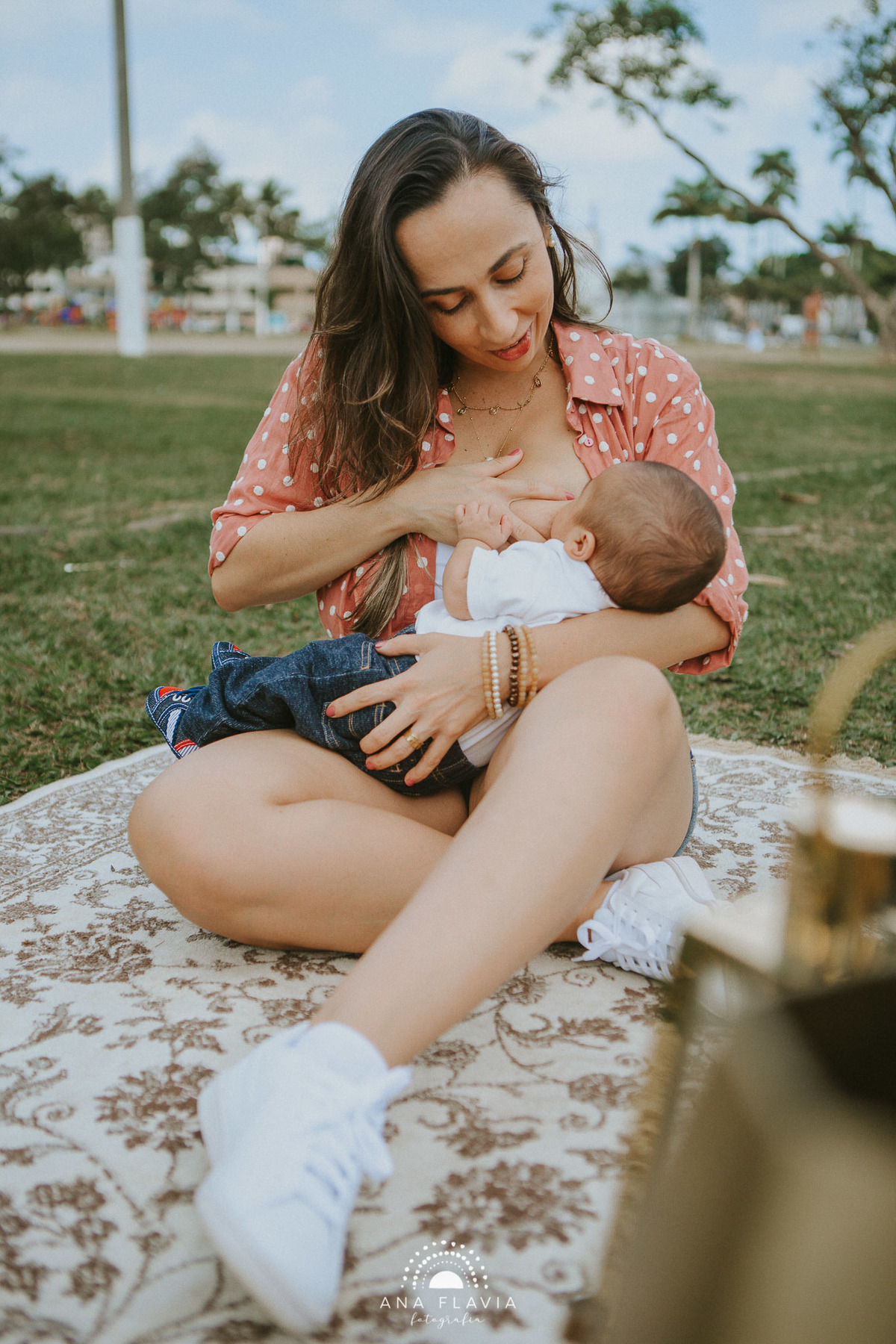 Ensaio externo fotográfico dia das mães no parque da prainha Vila velha