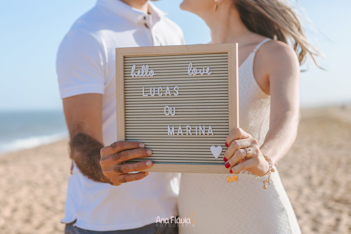 ensaio fotográfico revelação de gravidez, praia, vila velha, vitoria
