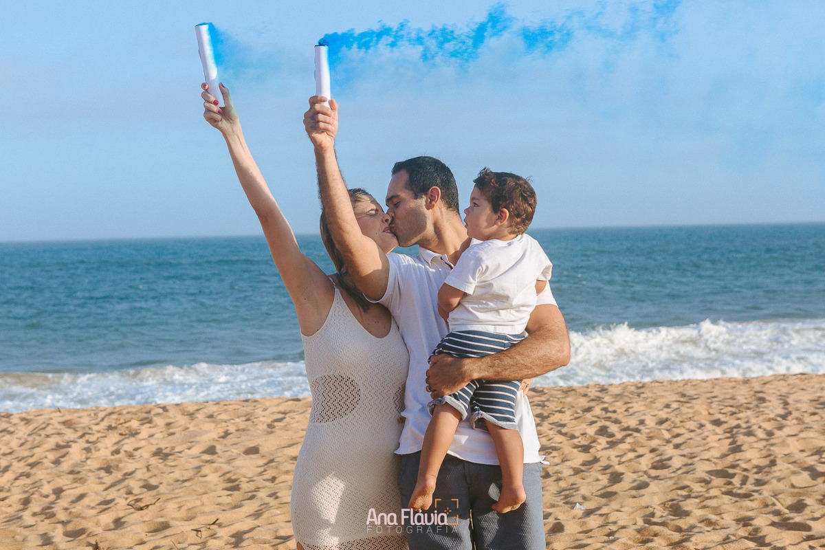 ensaio fotográfico revelação de gravidez, praia, vila velha, vitoria
