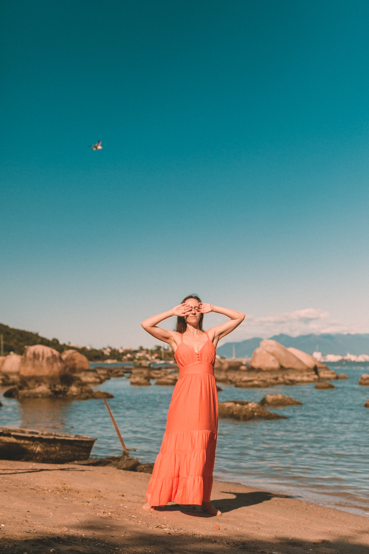 Ensaio na Praia  fotografia  Feminino fotografia  - Florianópolis SC