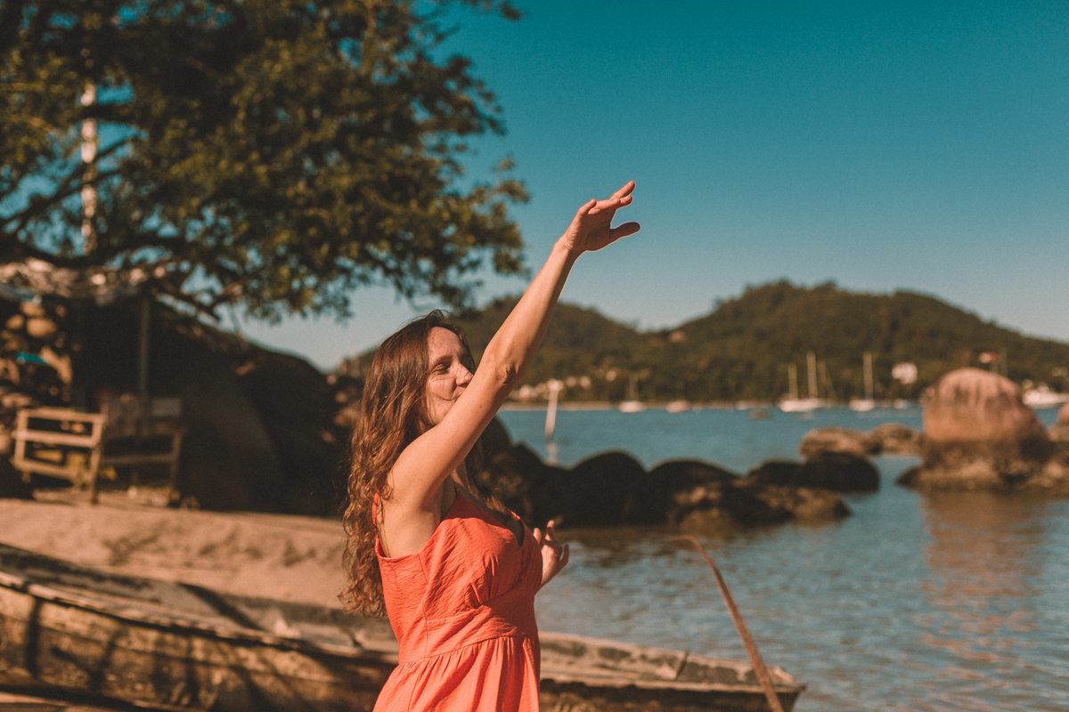 Ensaio na Praia  fotografia  Feminino fotografia  - Florianópolis SC