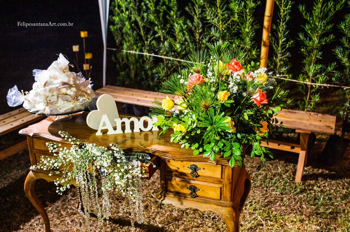 decoração-casamento-flores