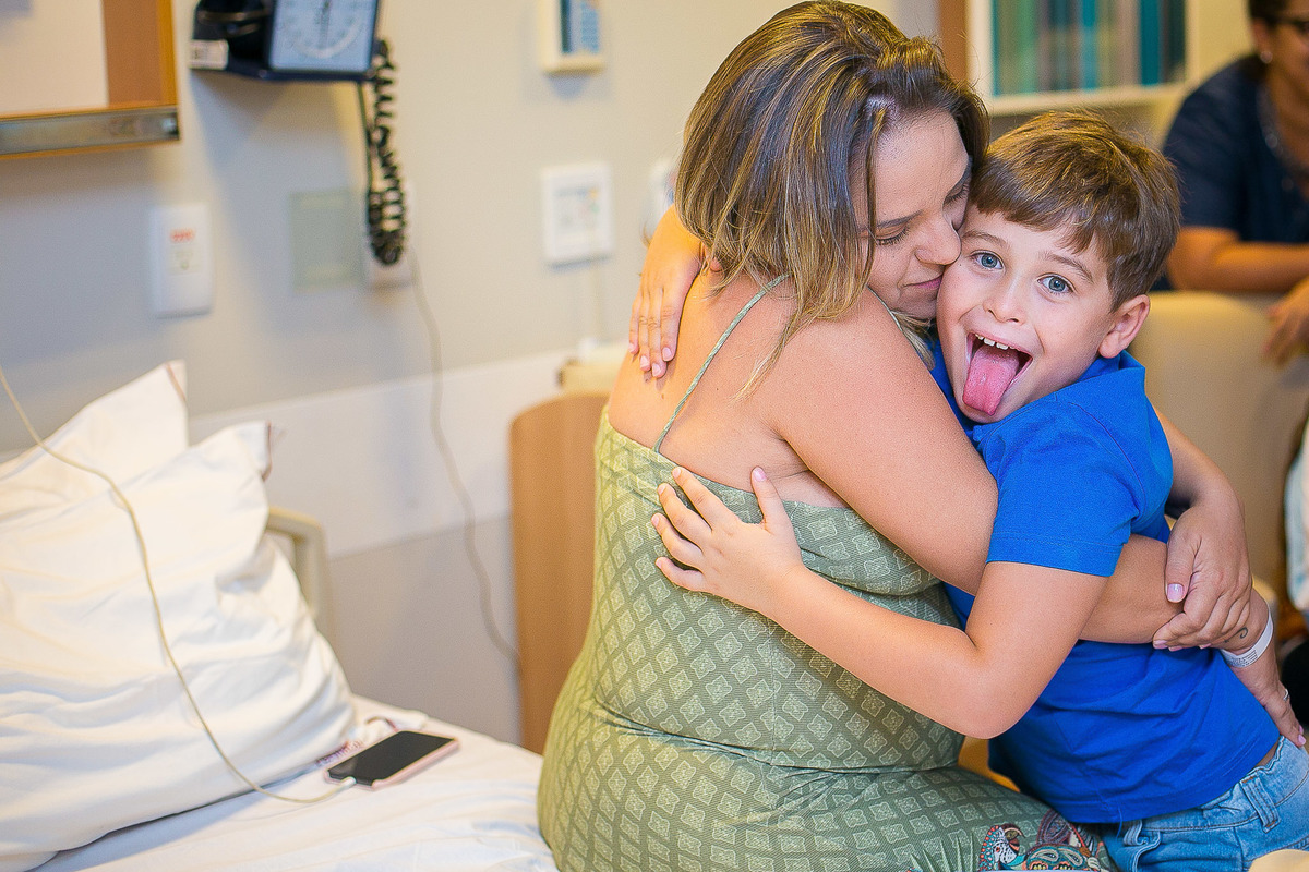 Fotografia de parto no Rio de Janeiro - Maternidade Perinatal Barra 