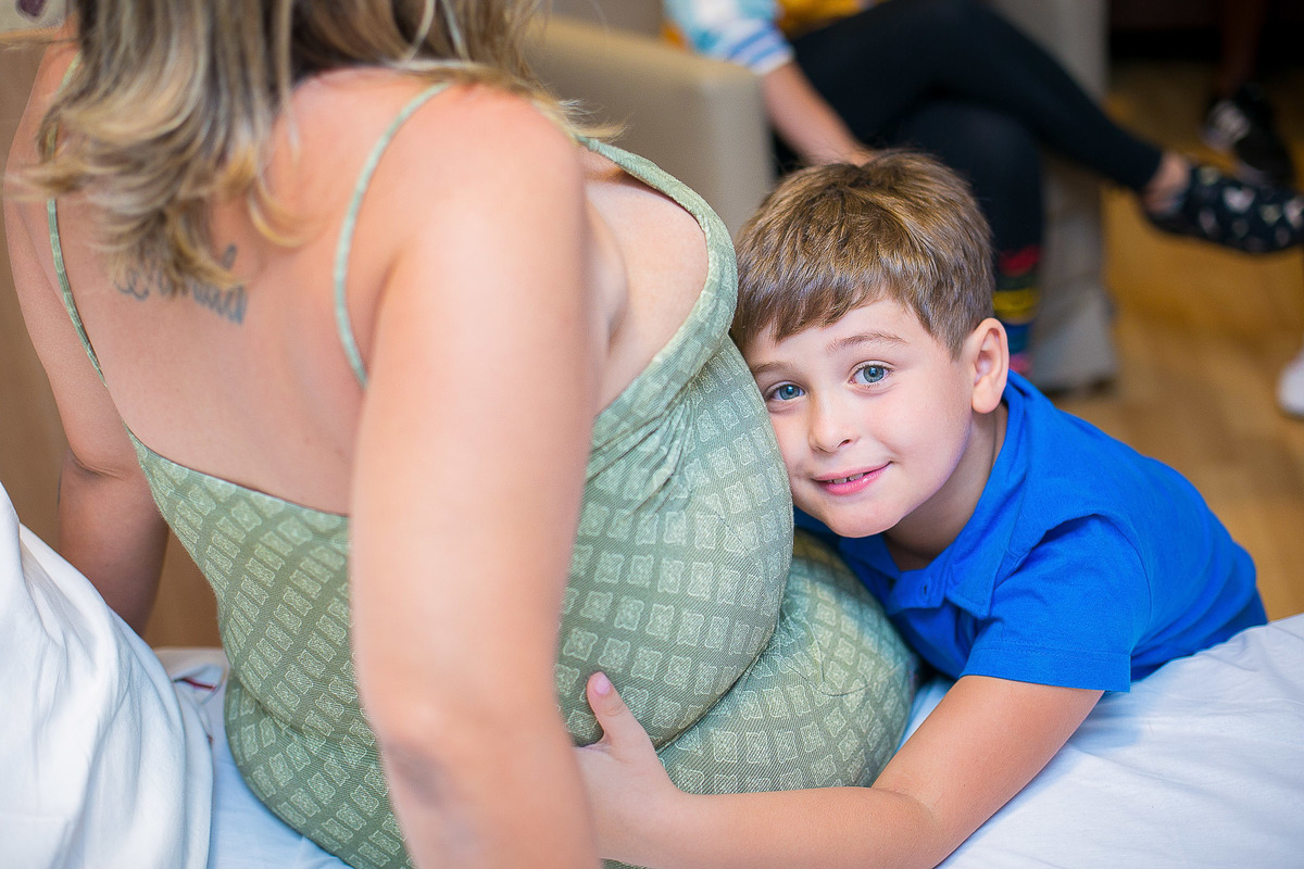 Fotografia de parto no Rio de Janeiro - Maternidade Perinatal Barra 