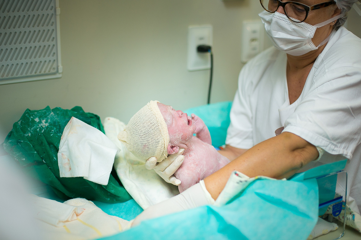 Fotografia de parto no Rio de Janeiro - Maternidade Perinatal Barra 