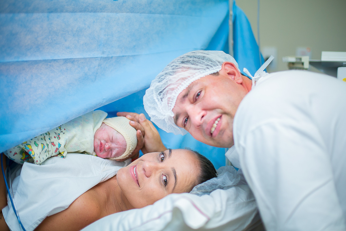 Fotografia de parto no Rio de Janeiro - Maternidade Perinatal Barra 