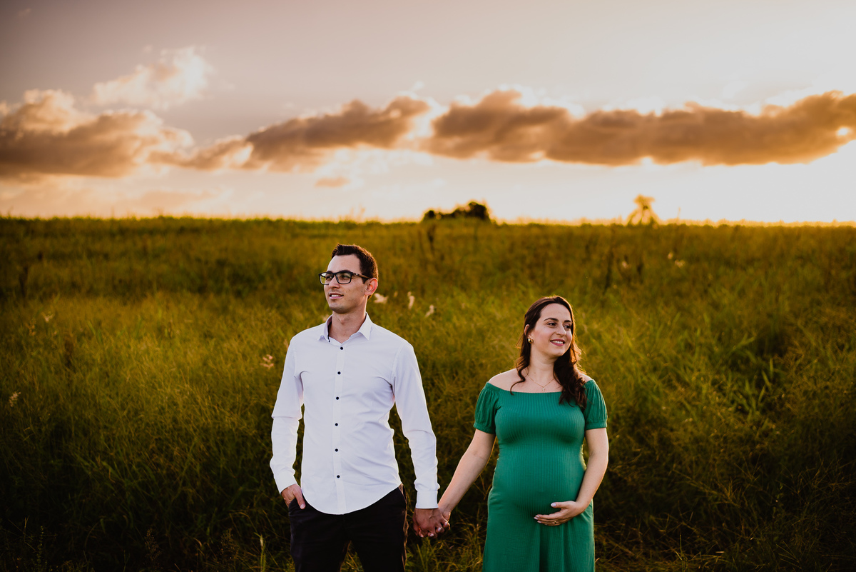 pais no ensaio de gestante
