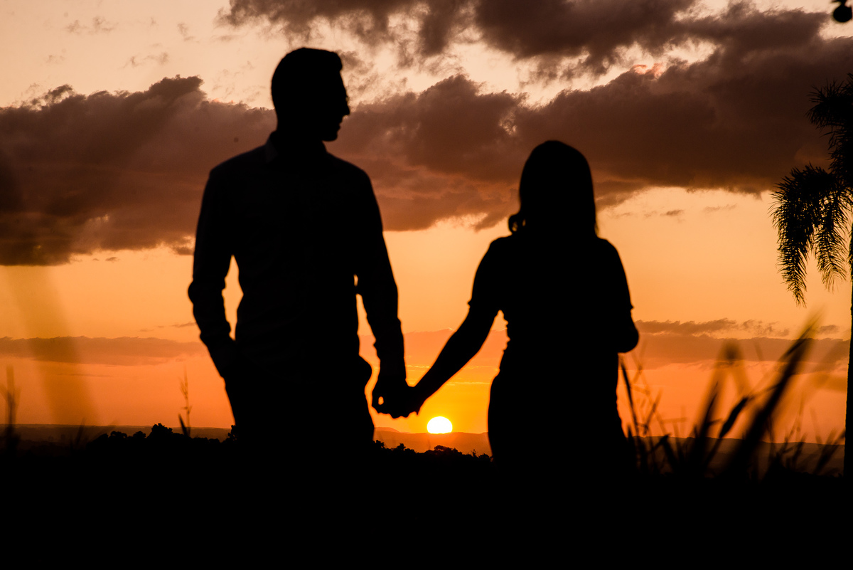 por do sol na lomba grande