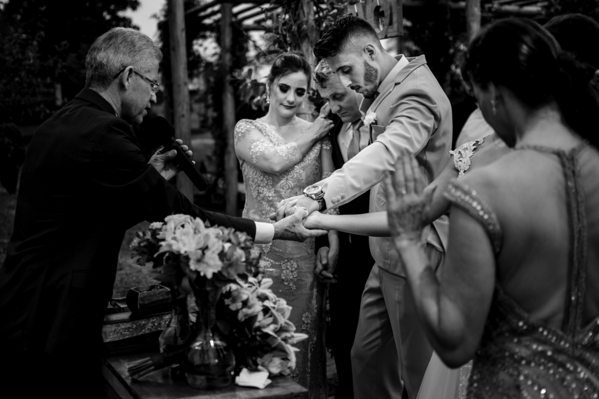 benção dos pais do noivo