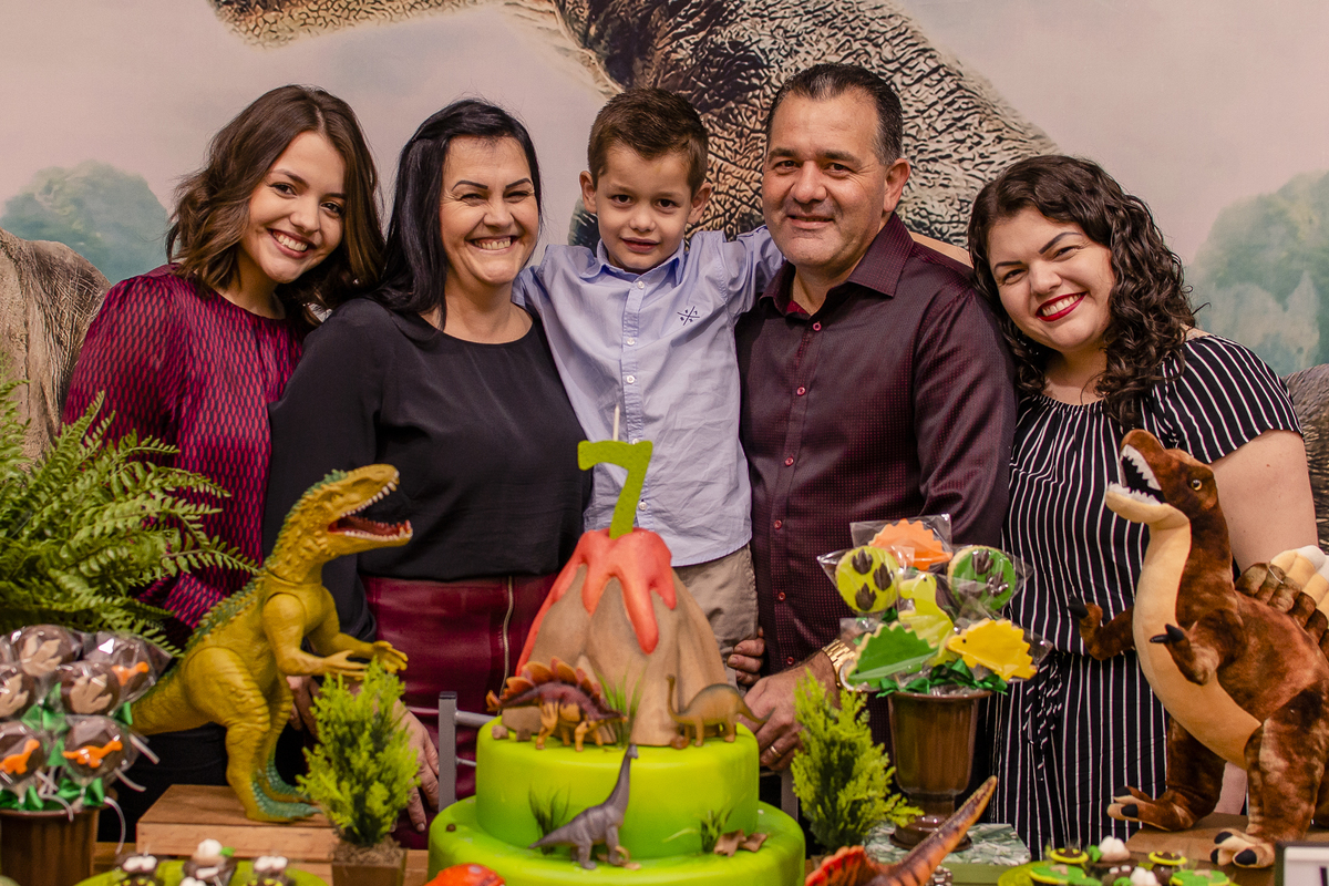 família do aniversariante