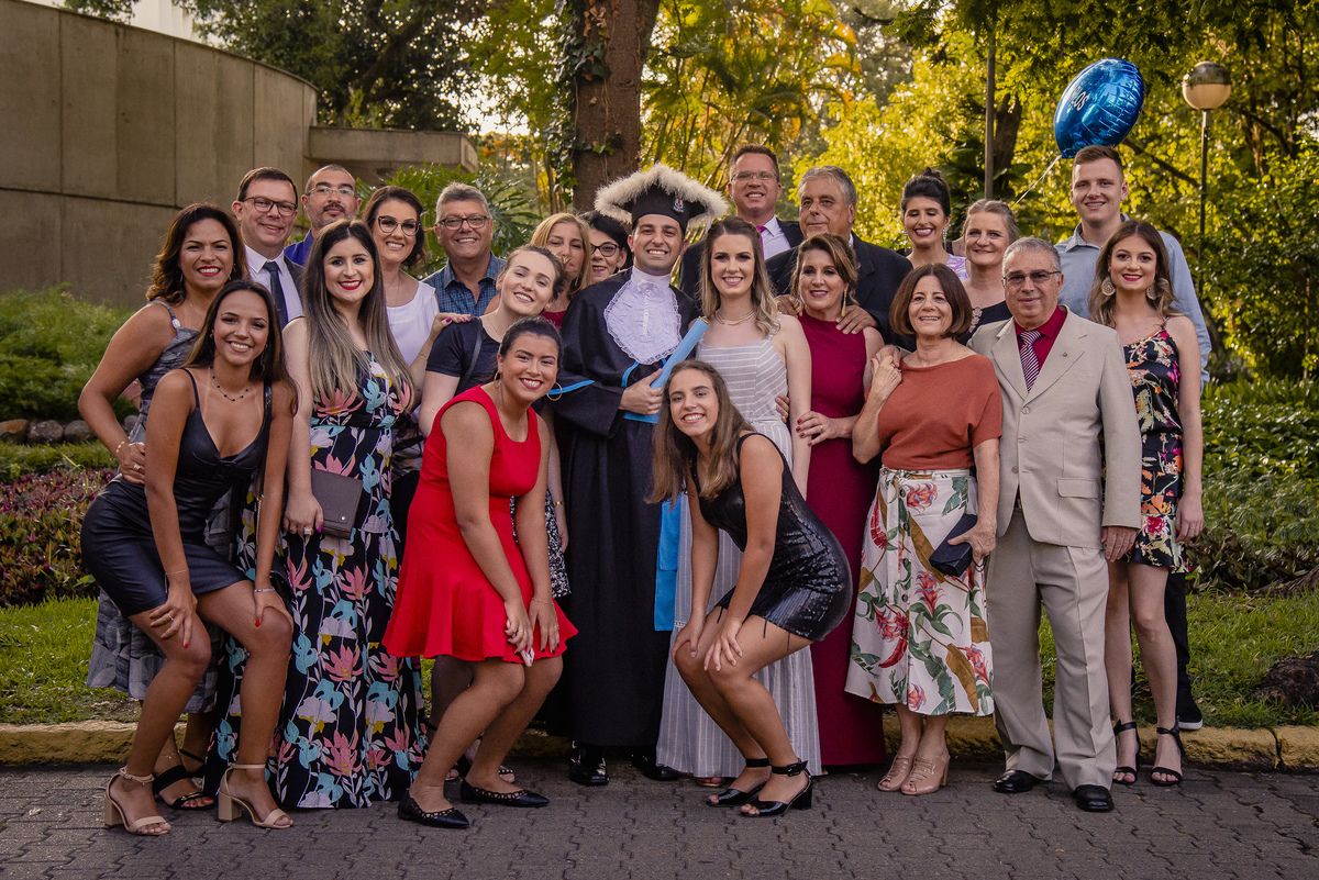 amigos na formatura
