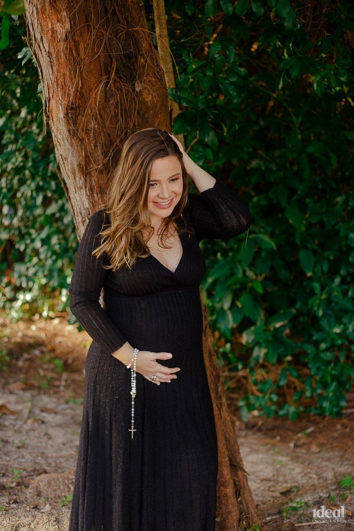 ensaio de gravida em ambiente externo