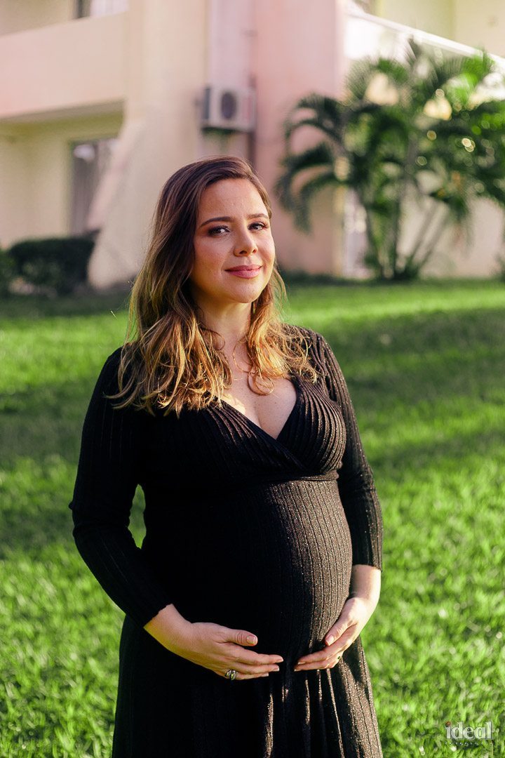 ensaio de gravida em area verde