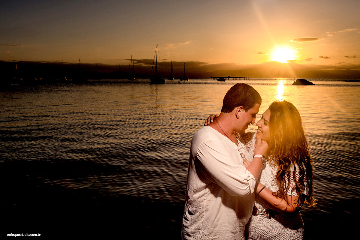 Ensaio com por do sol em Florianópolis