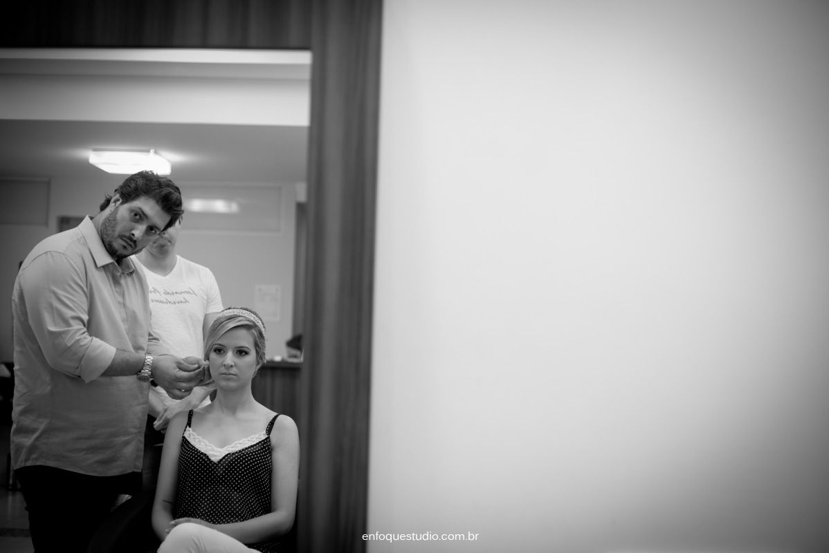 Making of no salão Leonardo Foresti em Piracicaba - SP