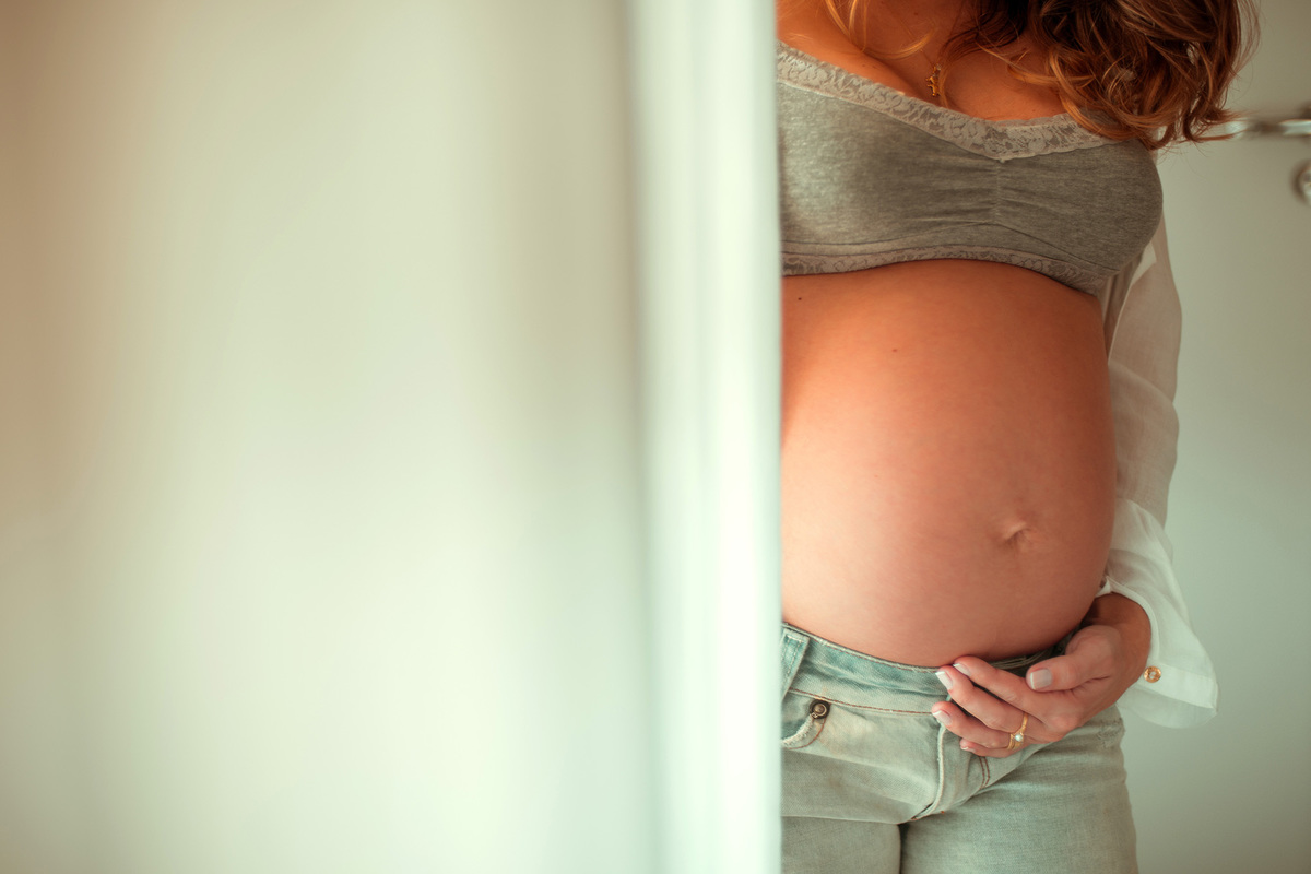 Foto de gestante em Apartamento
