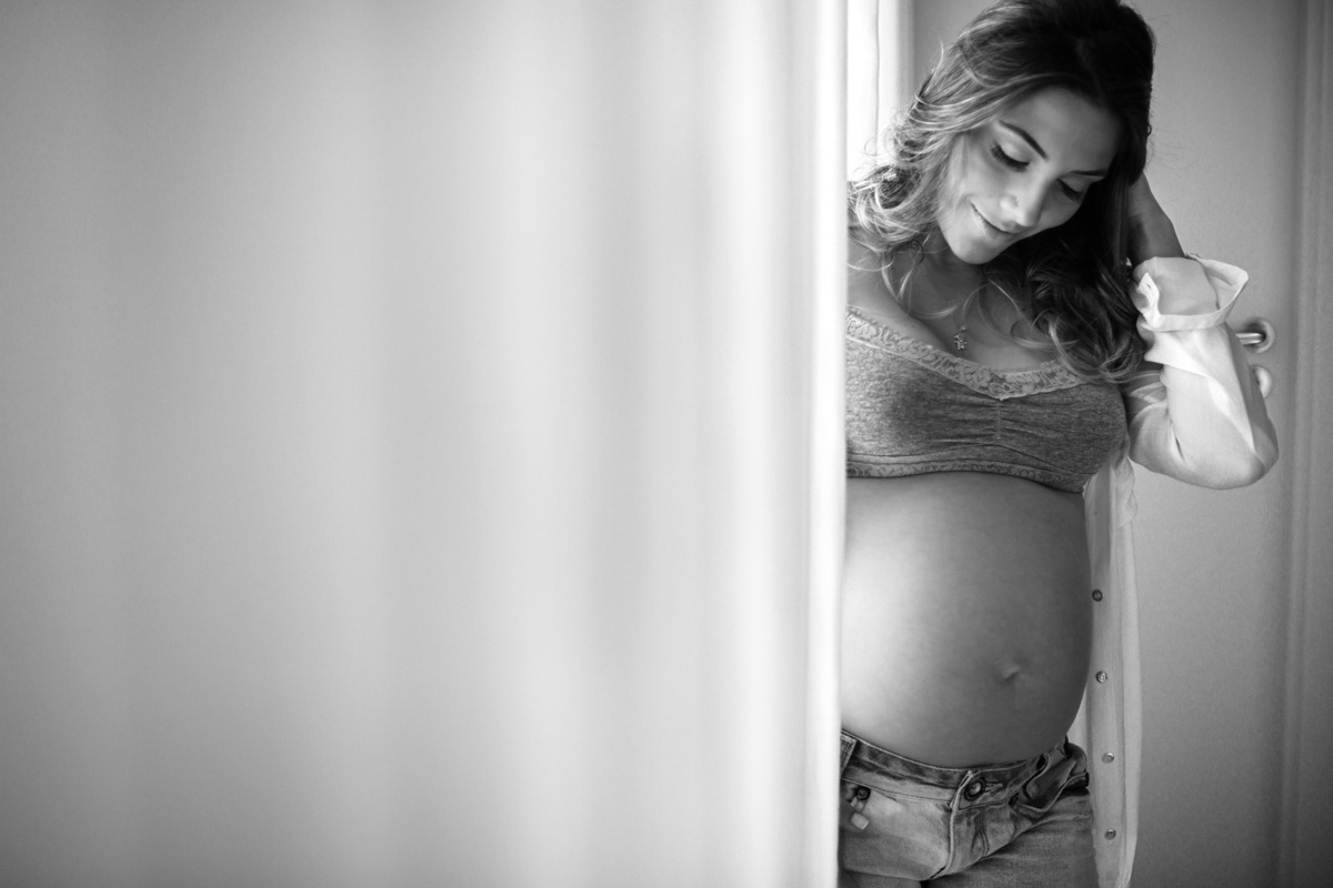 Retrato de gestante m PB