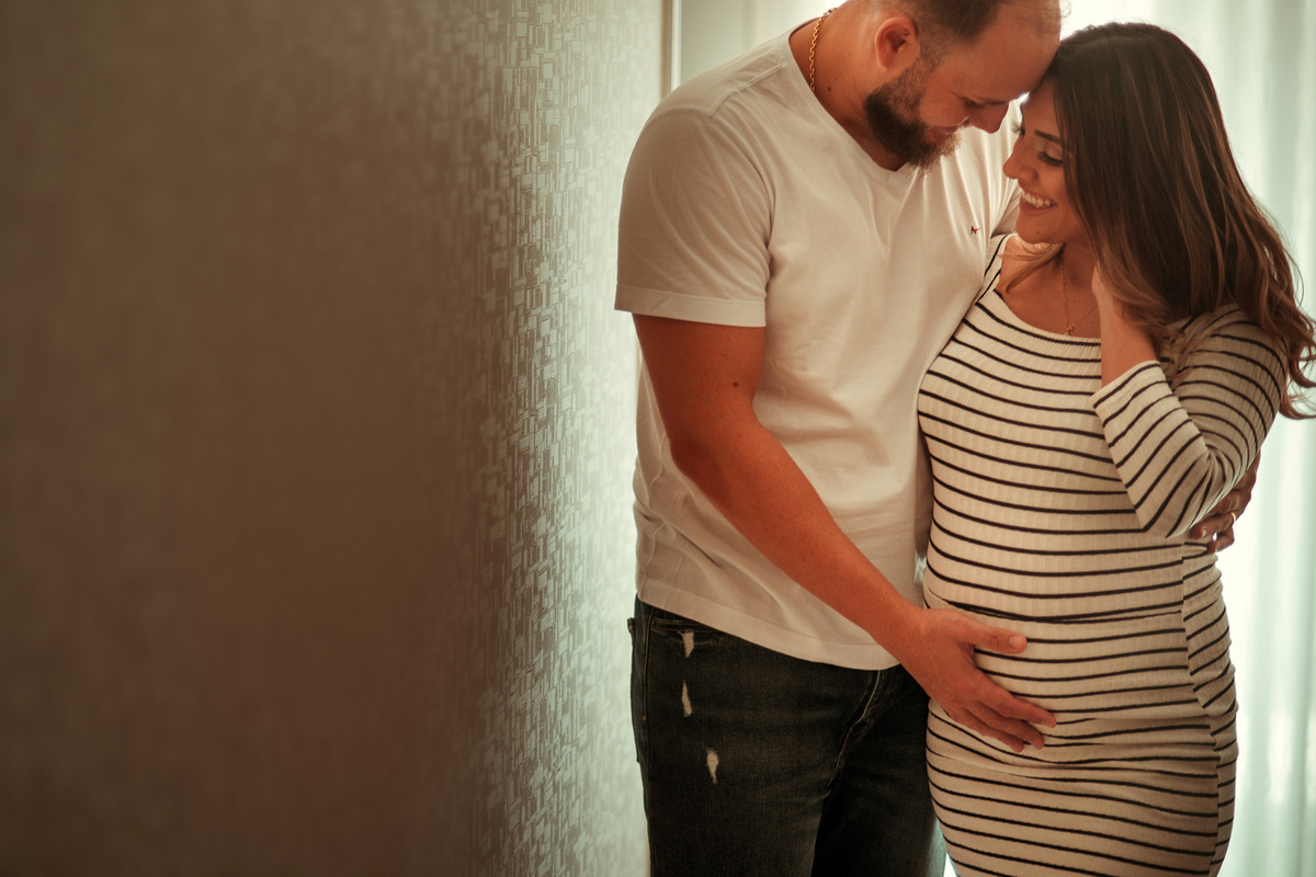 Mamãe e papai esperando bb