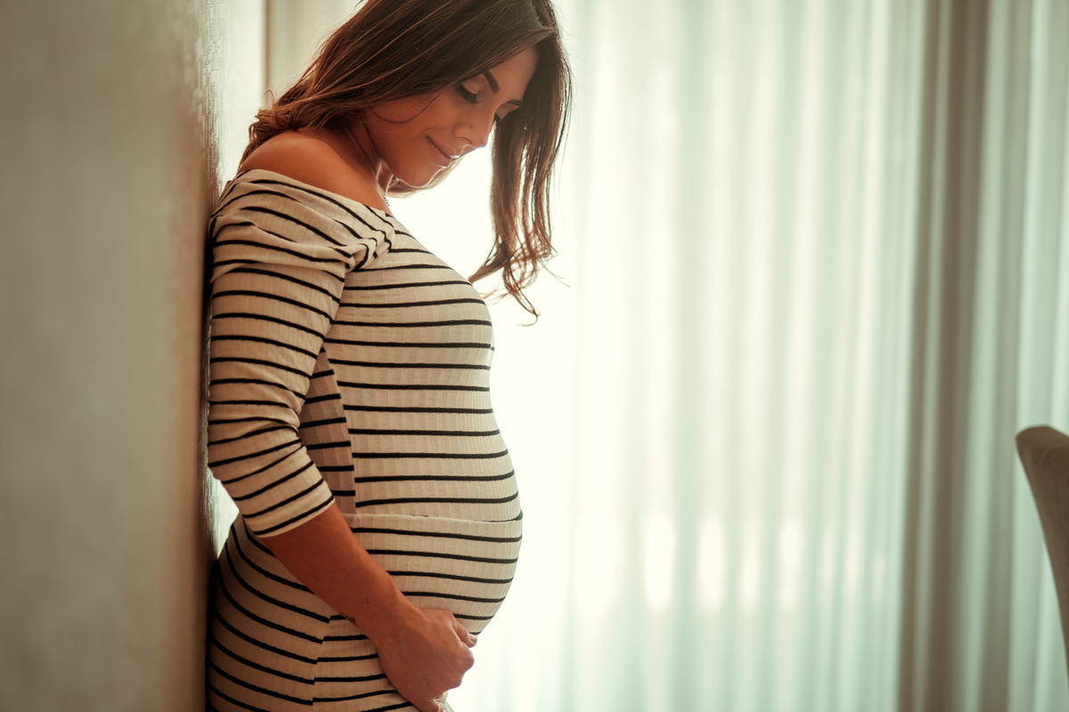 Foto da barriga da gestante