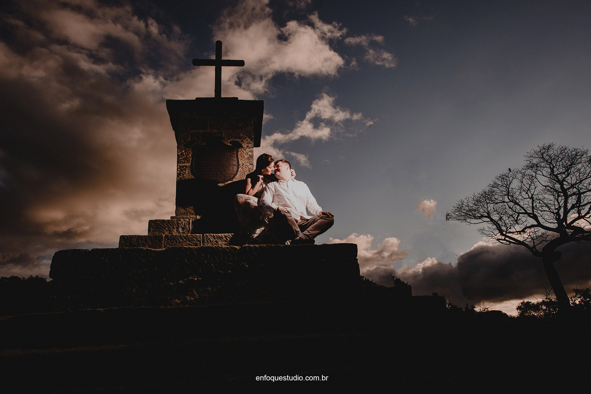 Foto casal Fazenda Ipanema em Final de tarde 