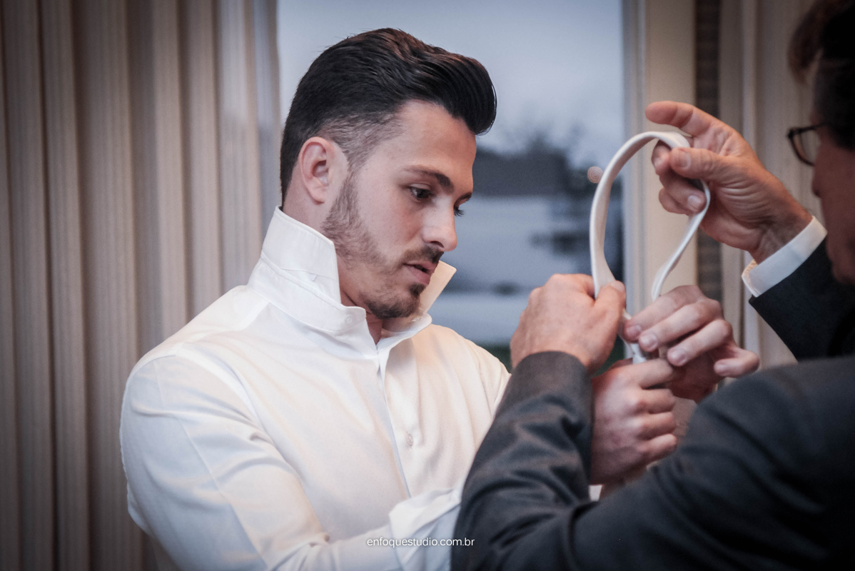 Foto making of noivo