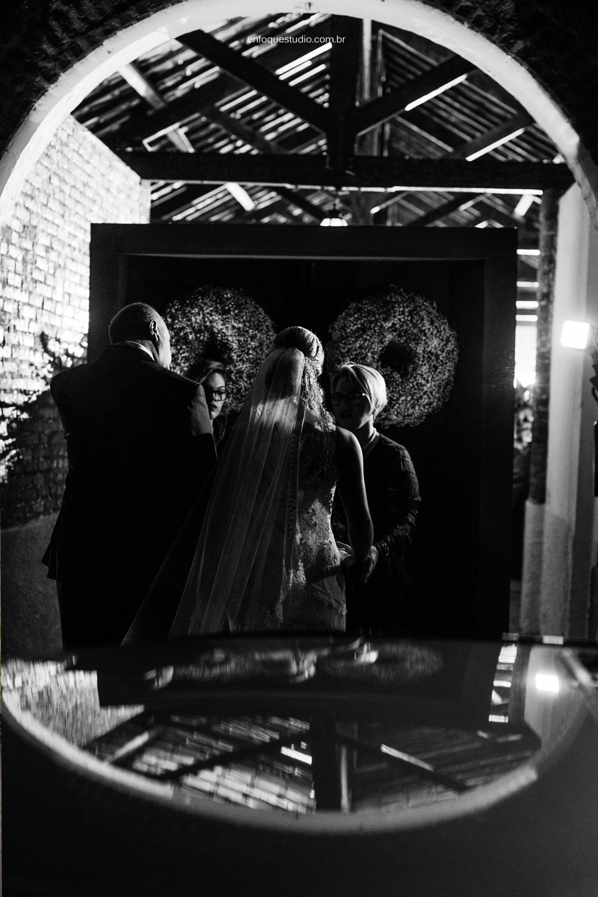 Entrada diferente da noiva